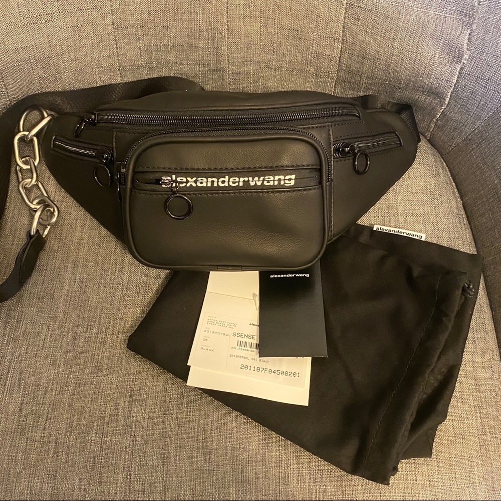 ❌SOLD❌New Alexander Wang Attica fanny pack black